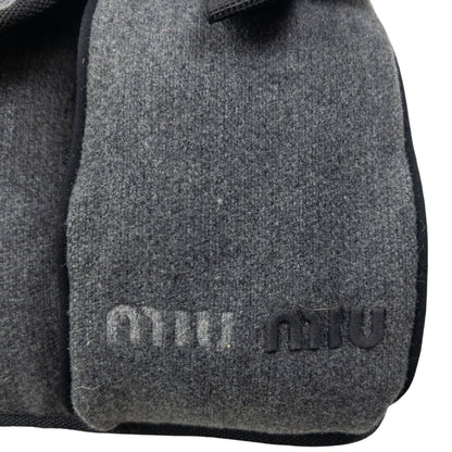 Vintage 1999 Miu Miu Wool Crossbody Bag