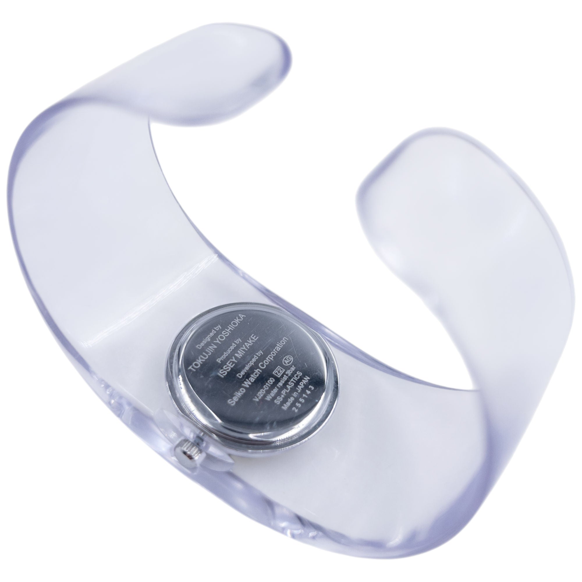 Vintage 2000s Issey Miyake X Tokujin Yoshioka O Series Clear Watch Bracelet