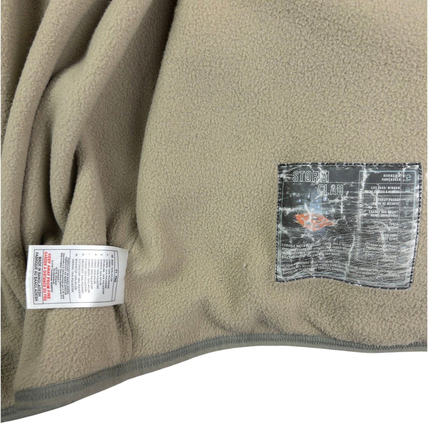 Vintage Nike ACG Fleece Lined Cargo Gilet Size XL