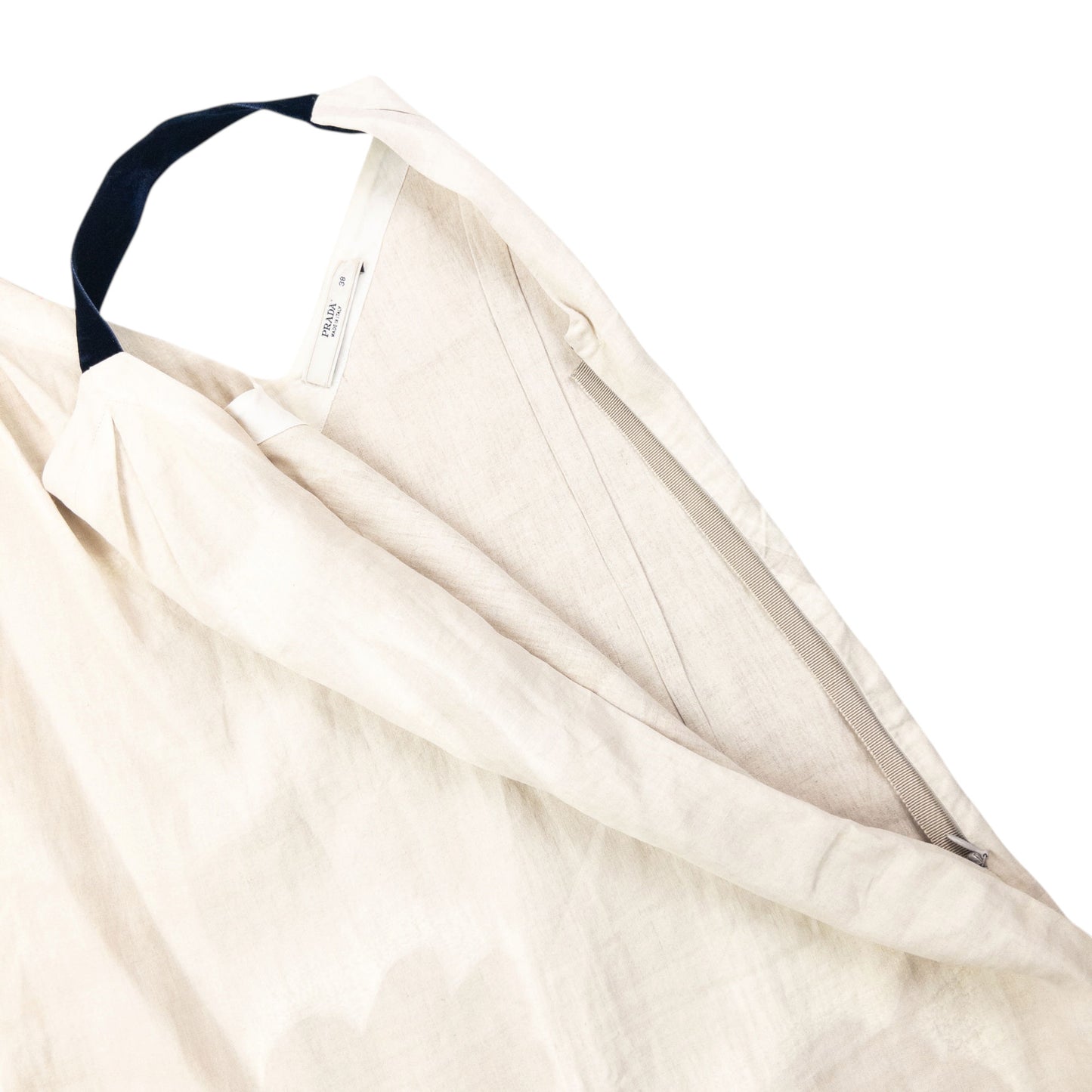 Vintage 2000s Prada Linen Slip Dress Womens Size M