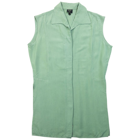 Vintage 90s Jean Paul Gaultier Femme Sleeveless Button Up Shirt Womens SizeM