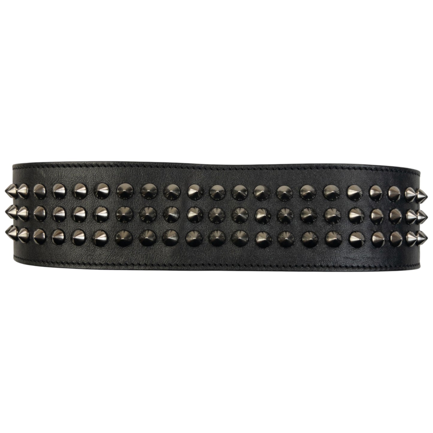 Vintage 2000s Burberry Studded Leather Belt Size S