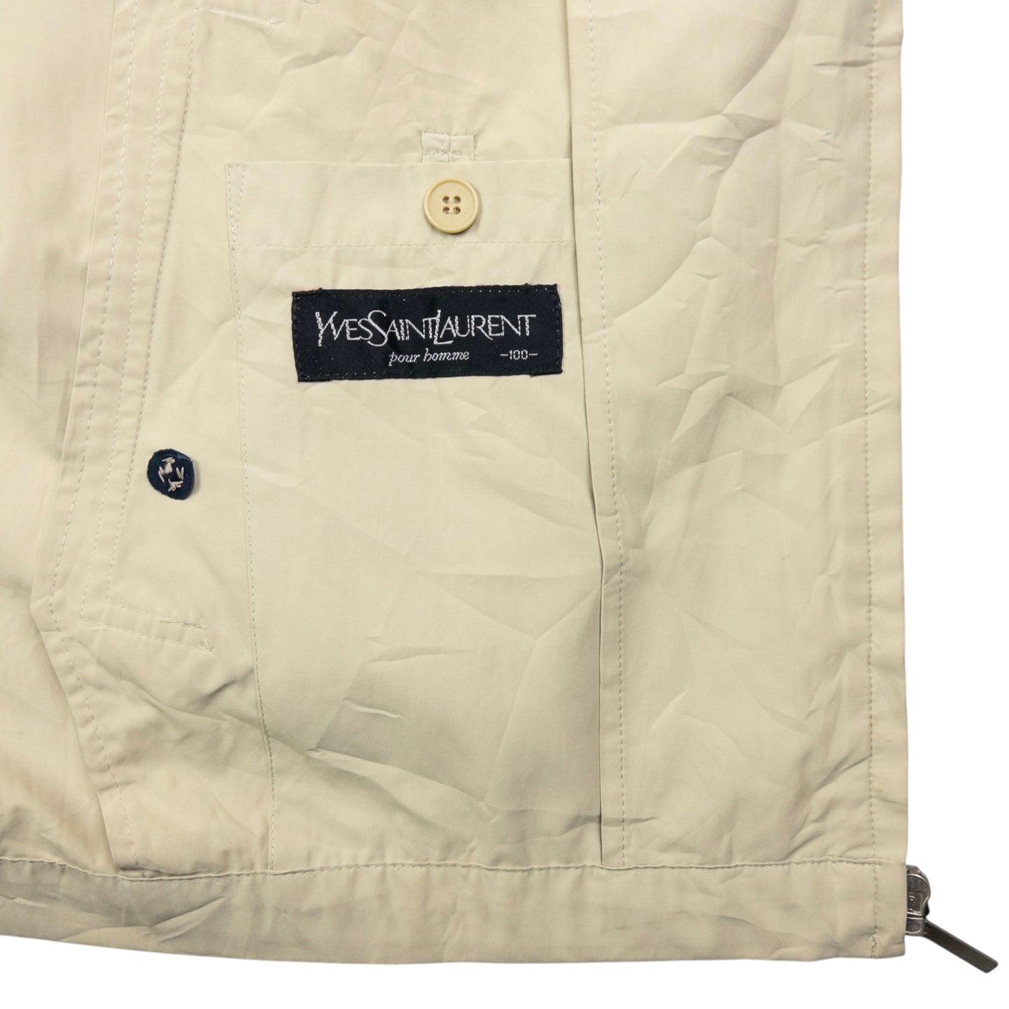 Vintage YSL Yves Saint Laurent Harrington Jacket Size M