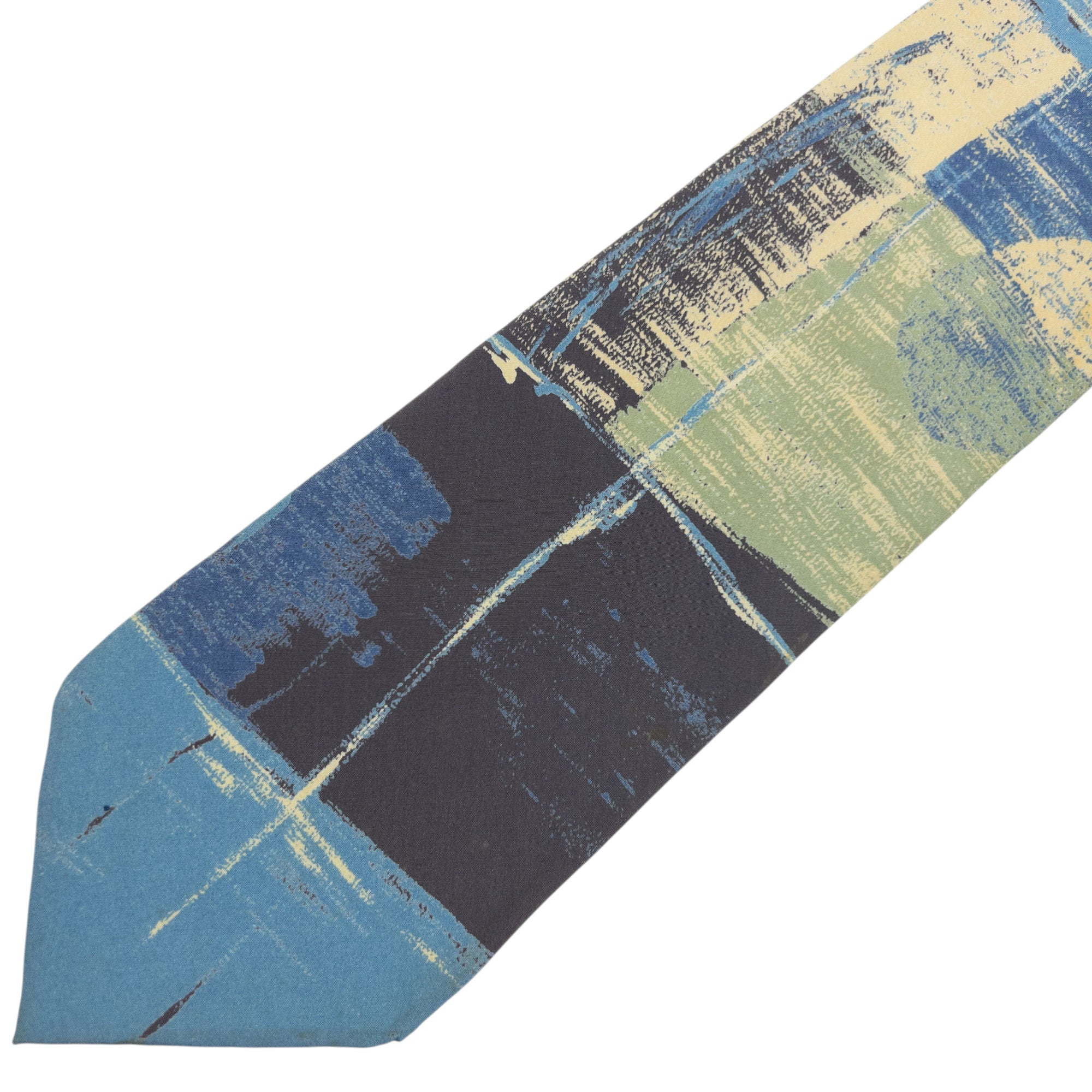Vintage Issey Miyake Pattern Silk Tie