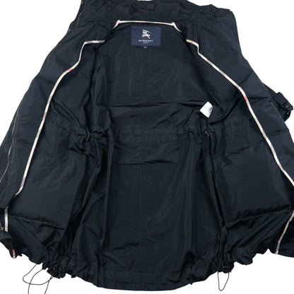 Vintage Burberry Convertible Belted Rain Jacket Womens Size M