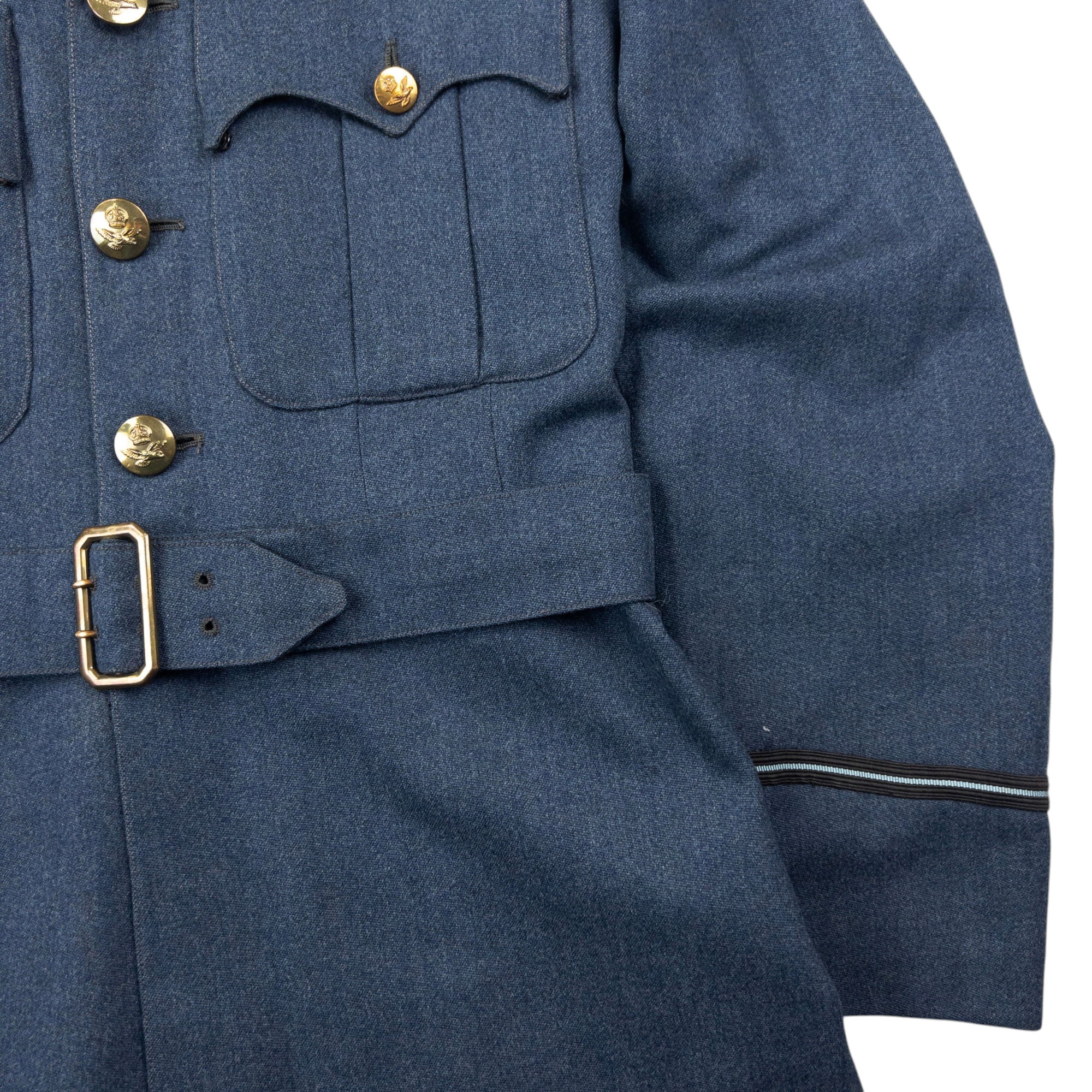 Vintage Burberry RAF ARMY Issue Belt Waist Jacket Size M