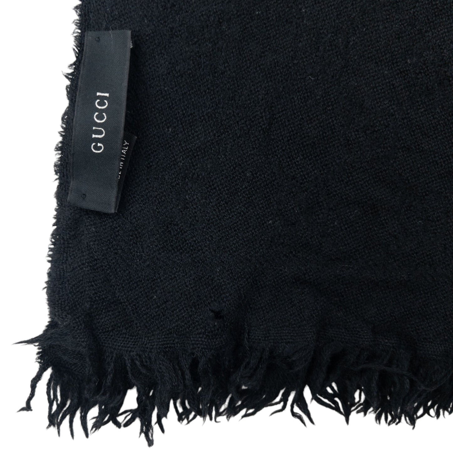Vintage 2000s Gucci Monogram Wool Scarf