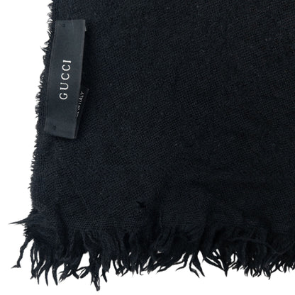 Vintage 2000s Gucci Monogram Wool Scarf