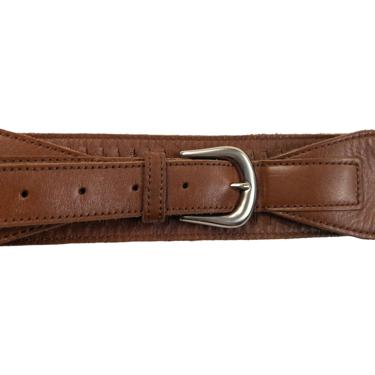 Vintage 2000s Issey Miyake Leather Belt Size M