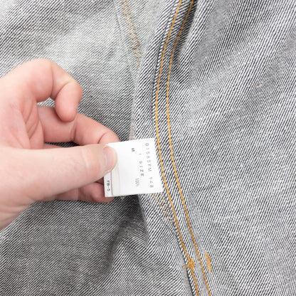 Vintage 90s Frapbois By Issey Miyake Zip Up Denim Jacket Size S