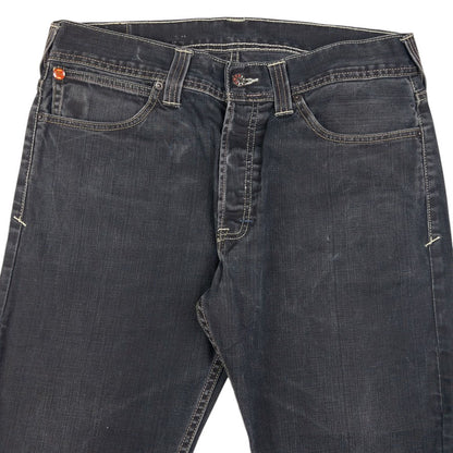 Vintage Puma X Evisu Double Gull Cropped Japanese Denim Jeans Size W36