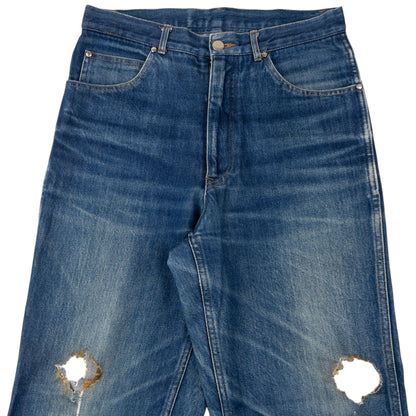 Vintage 90s Comme Des Garçons HOMME Distressed Denim Jeans Size W29