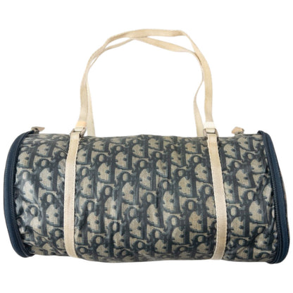Vintage Dior Monogram Packable Barrel Shoulder Bag