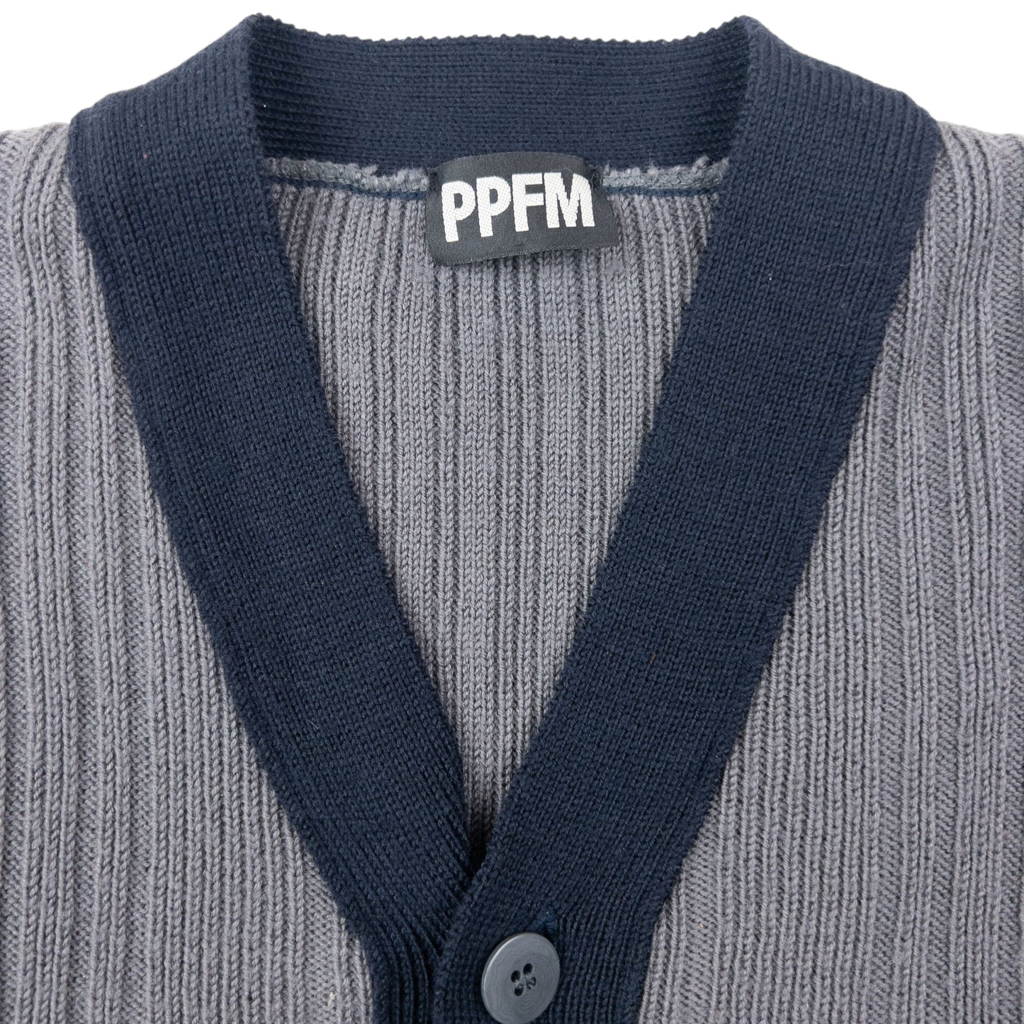 Vintage 2000s PPFM Ribbed Cardigan Size S