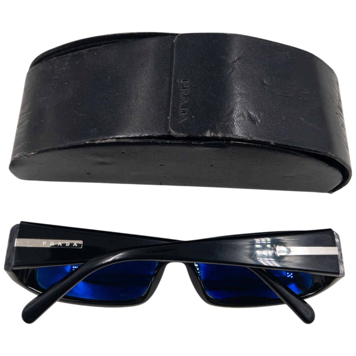 Vintage 2000s Prada Iridescent Lens Sunglasses