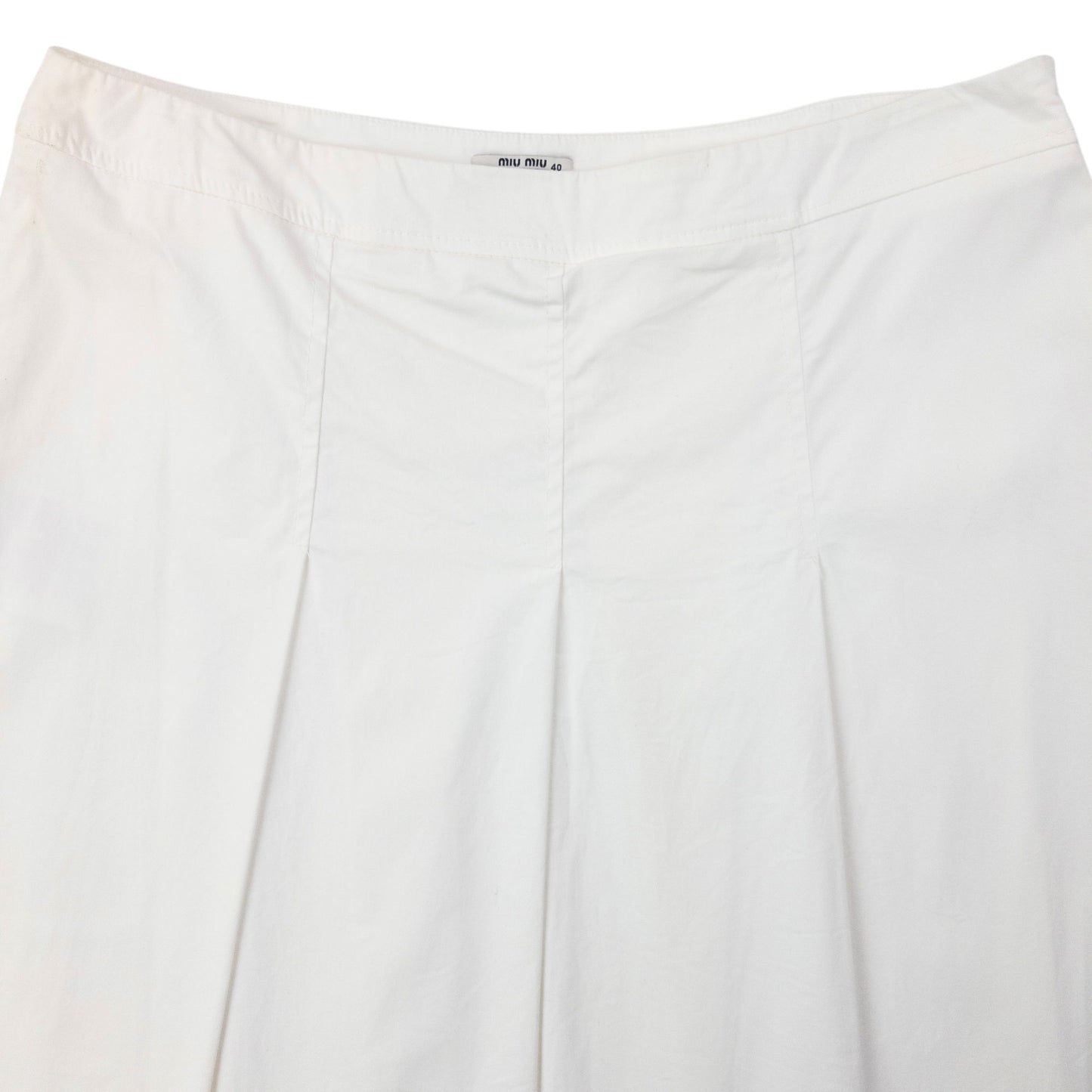 Vintage 2000s Miu Miu Pleated Skirt Womens Size W30