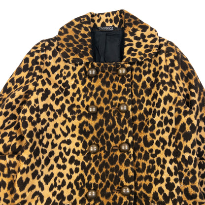 Vintage 2000s Hysteric Glamour Leopard Print Wool Jacket in brown (wool 100%), photo 3