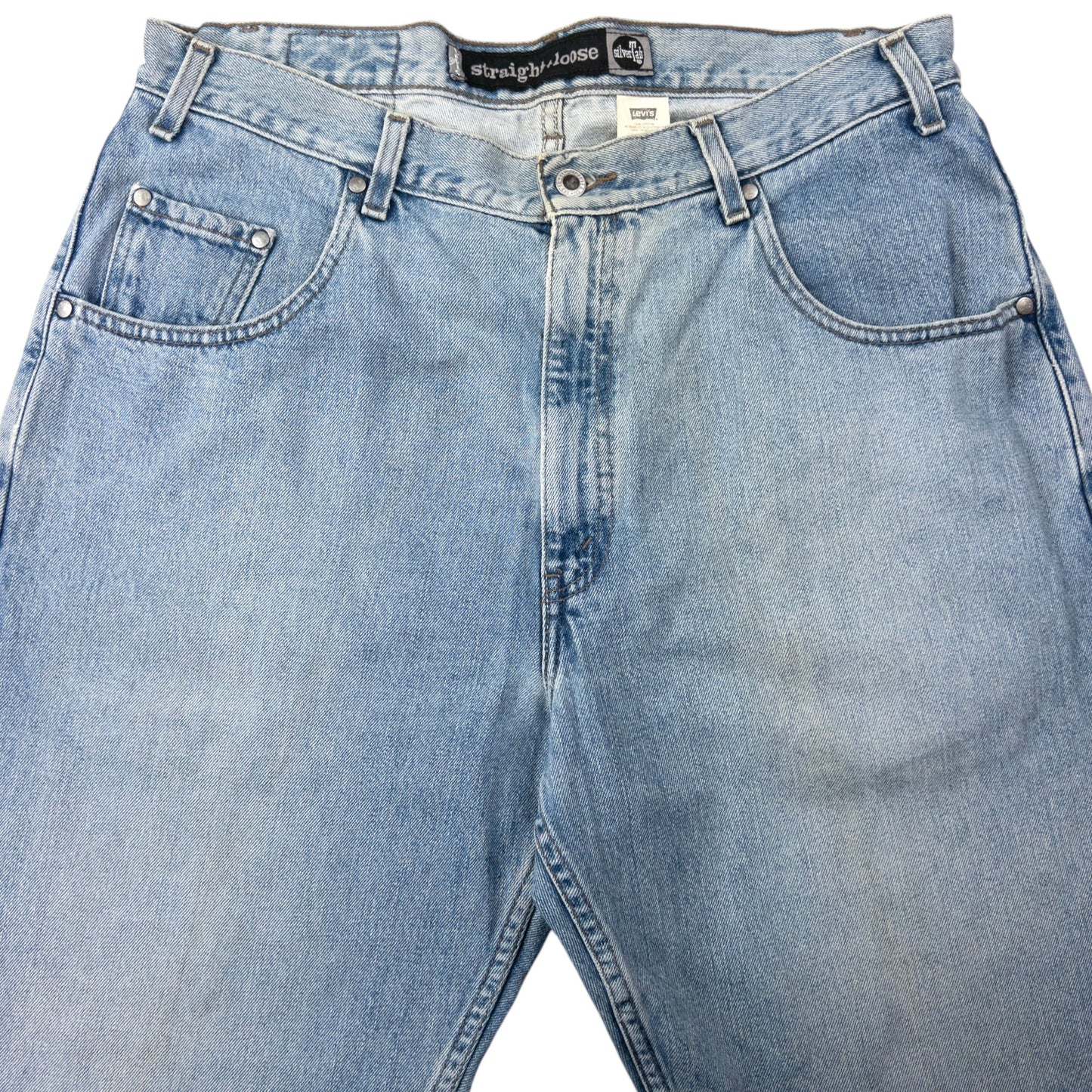 Vintage Levi's Silver Tab Loose Denim Jeans Size W35