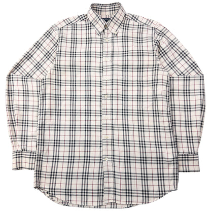 Vintage 2000s Burberry Nova Check Long Sleeve Button Up Shirt Size S