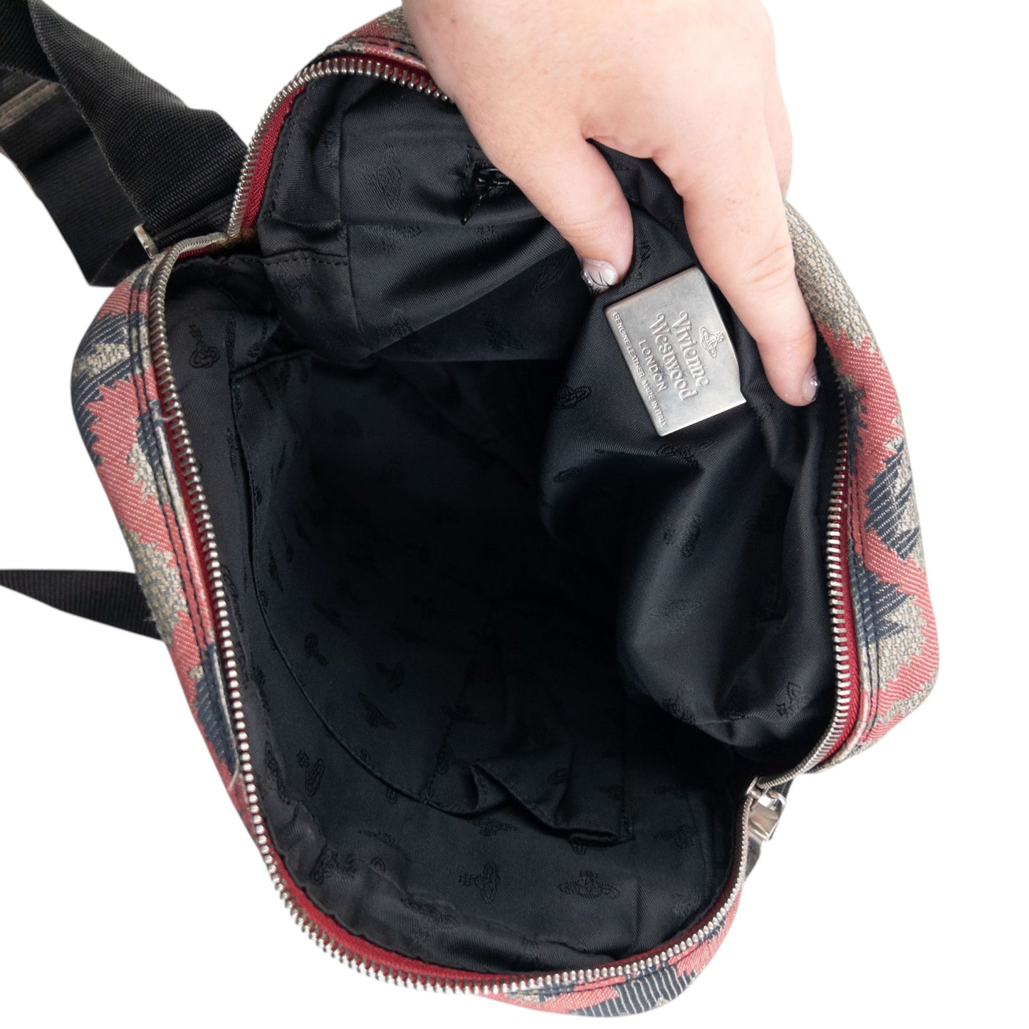 Vintage 2000s Vivienne Westwood Pattern Crossbody Bag