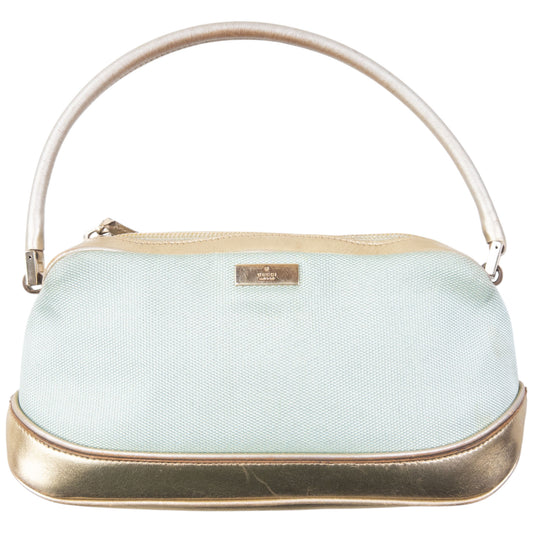 Vintage 2000s Gucci Metallic Pochette Mini Handbag