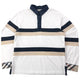 Vintage Burberry Striped Long Sleeve Rugby Polo Shirt Size S