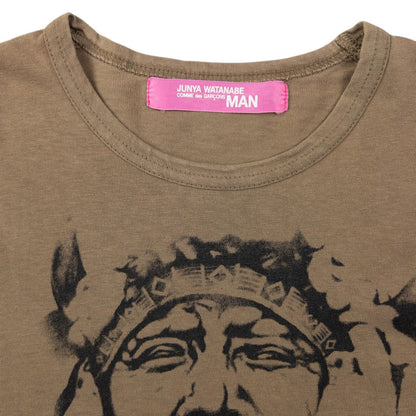 Vintage 2003 Junya Watanabe X Comme Des Garçons Native American Long Sleeve T Shirt Womens Size M