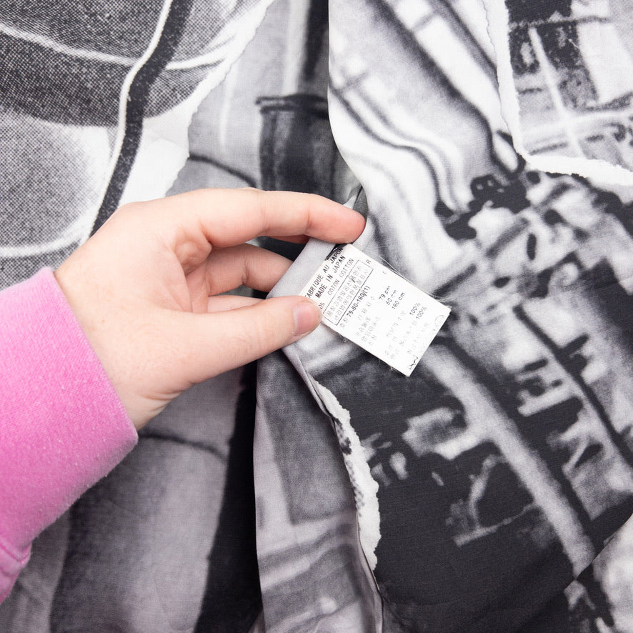 Vintage Yohji Yamamoto Print Lined Jacket Size S