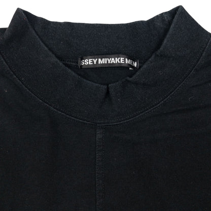 Vintage Issey Miyake MEN 'Steve Jobs' Long Sleeve High Neck T Shirt Size S