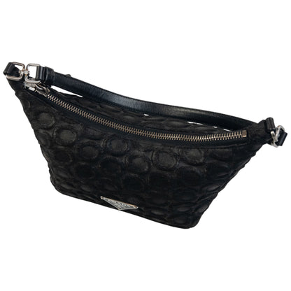 Vintage 2000s Prada Polka Dot Baguette Shoulder Bag