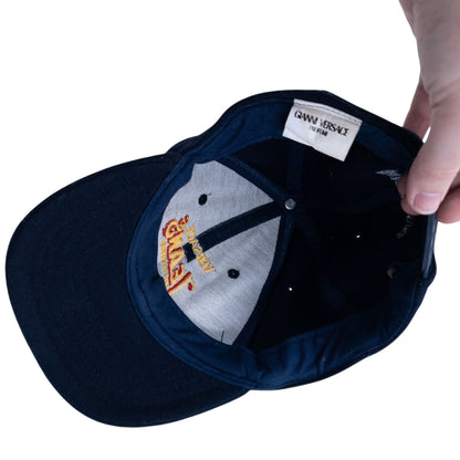 Vintage 2000s Versace Jeans Couture Embroidered Wool Hat