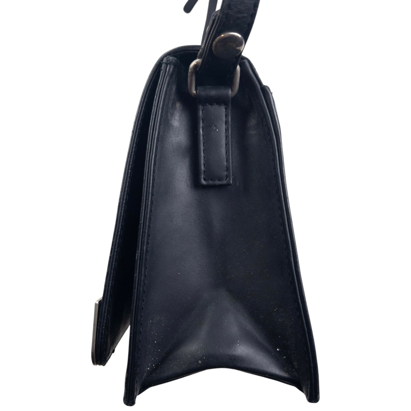 Vintage Jean Paul Gaultier Embossed Leather Crossbody Bag