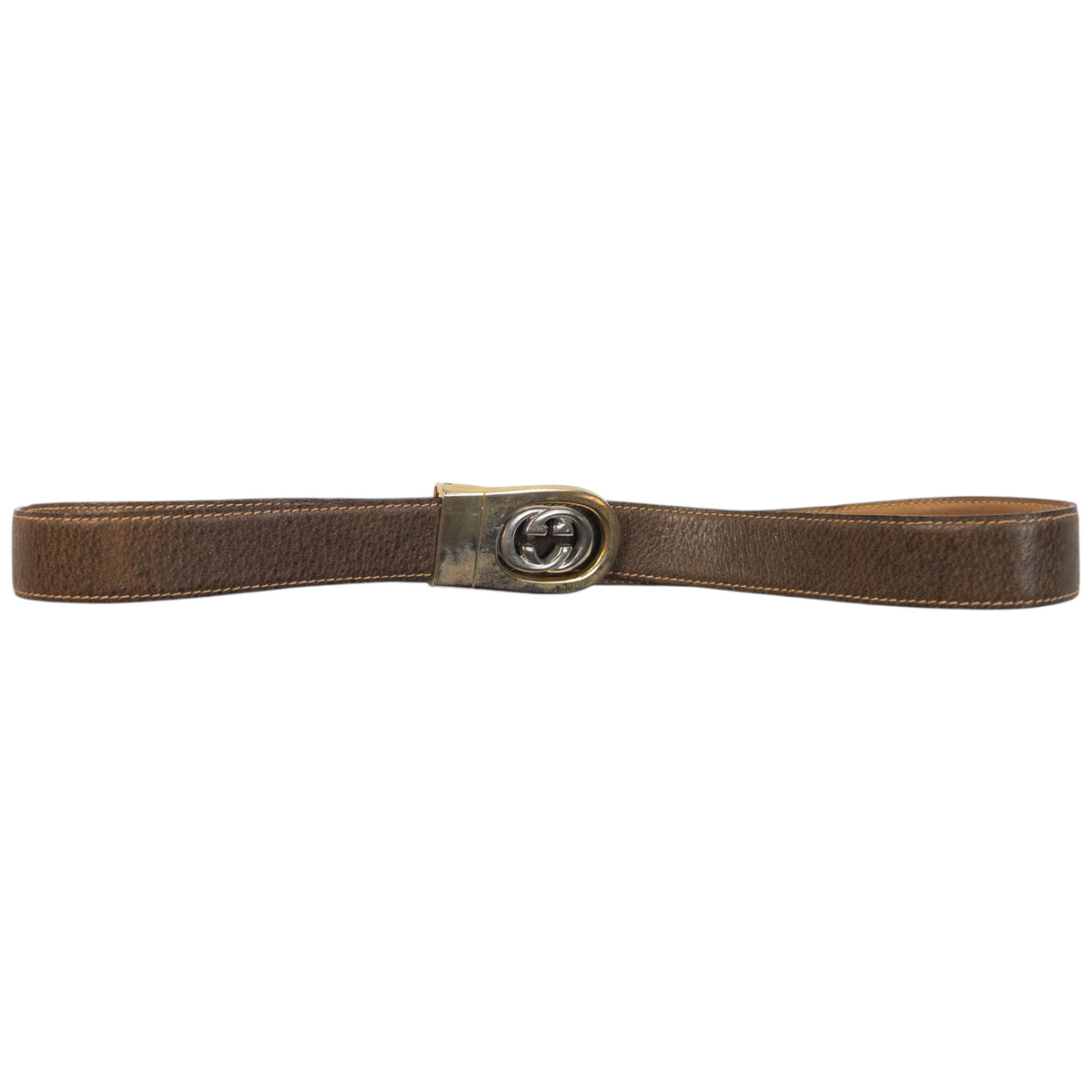 Vintage 90s Gucci Leather Belt Size S