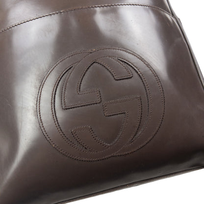 Vintage 90s Gucci Patent Leather Backpack