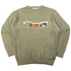 Vintage Burberry Embroidered Flag Cable Knit Jumper Size XL