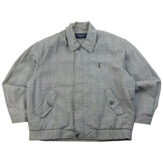 Vintage 90s YSL Yves Saint Laurent Harrington Jacket Size M