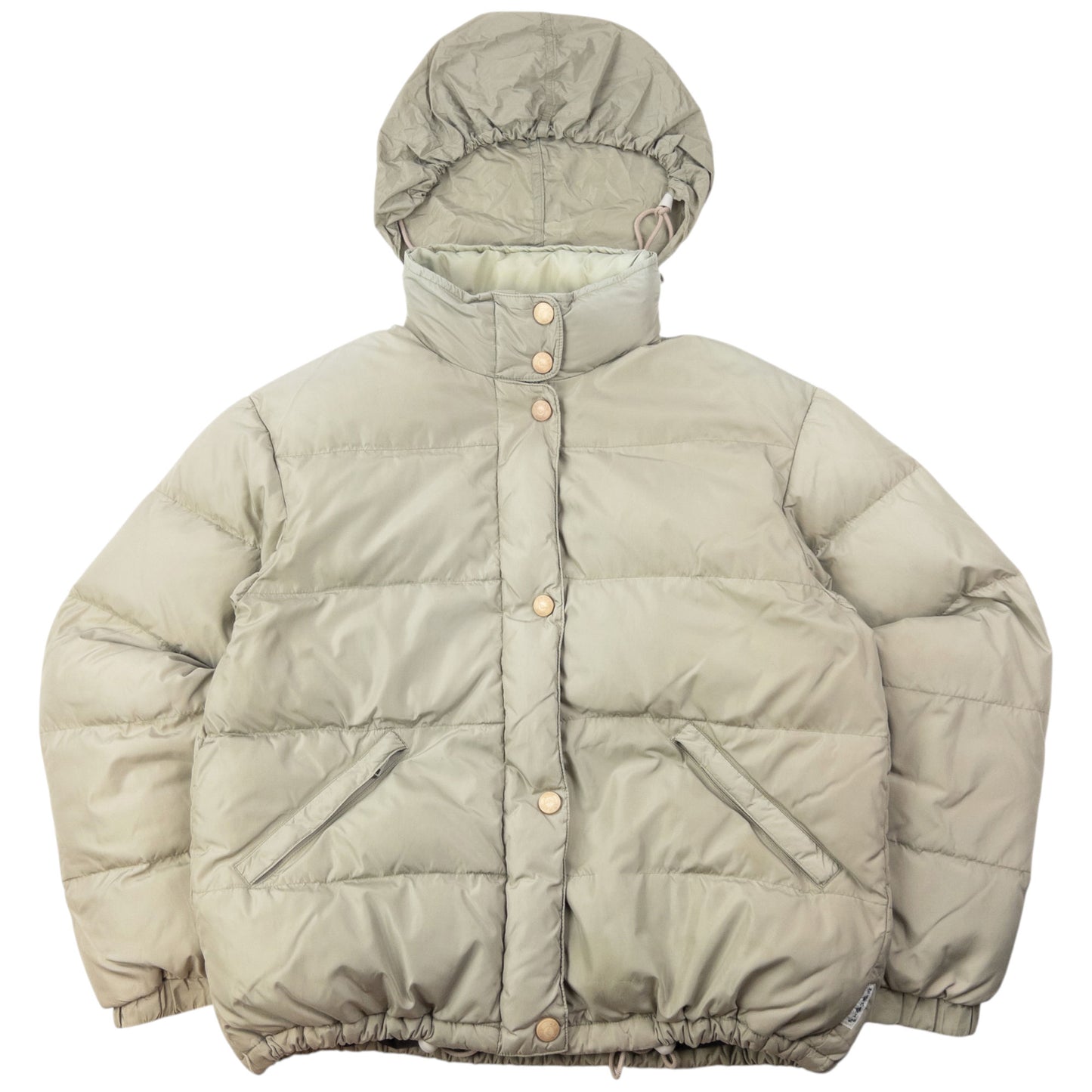 Vintage 90s Armani Jeans Zip Up Puffer Jacket Womens Size M