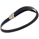 Vintage 90s Burberry Leather Belt Size XL