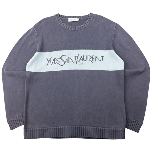 Vintage 2000s YSL Yves Saint Laurent Knit Jumper Size L