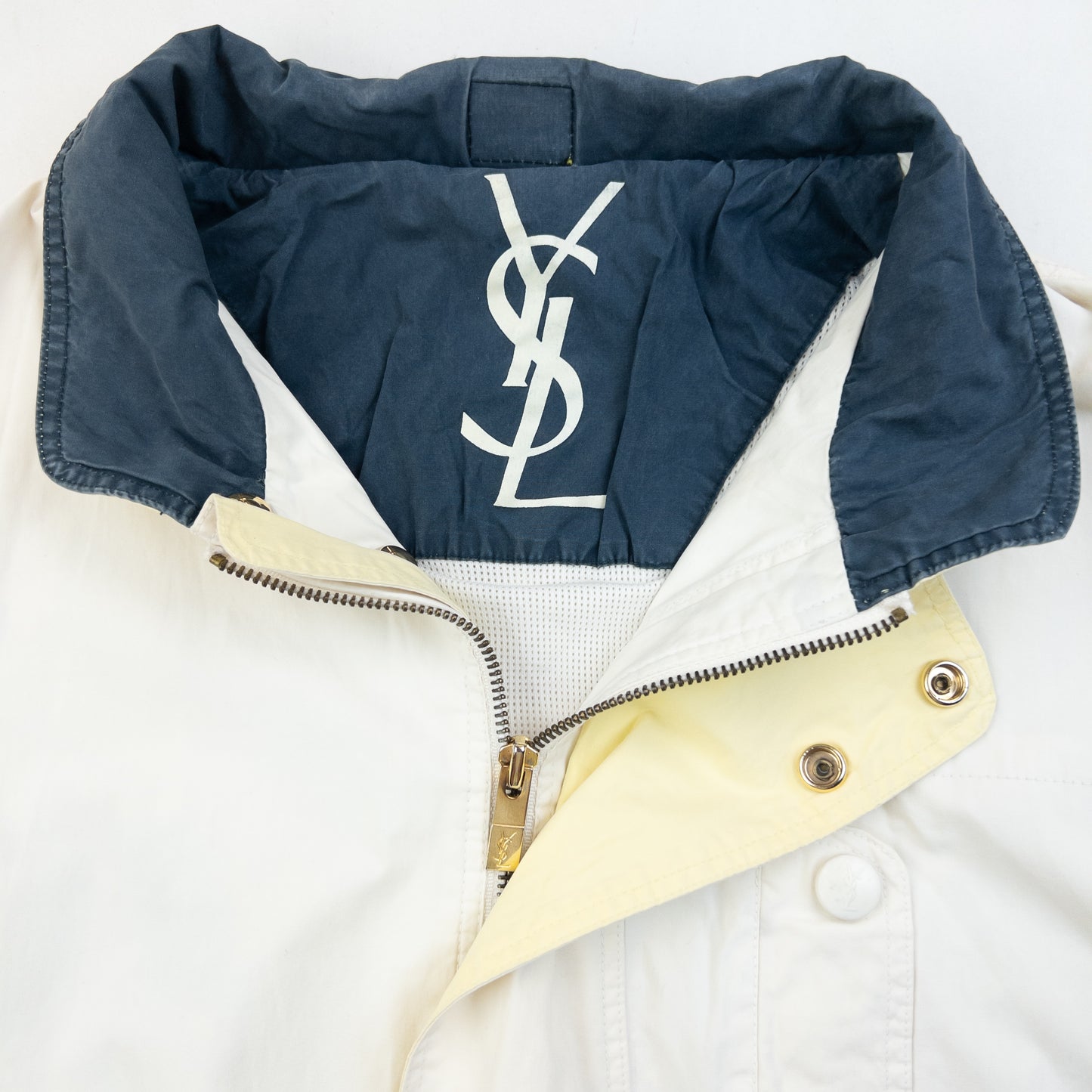 Vintage 90s YSL Yves Saint Laurent Zip Jacket Size L