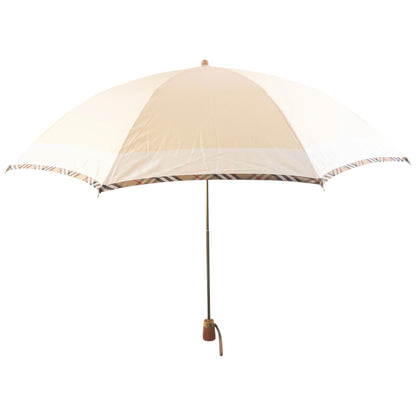 Vintage 90s Burberry Nova Check Trim Umbrella
