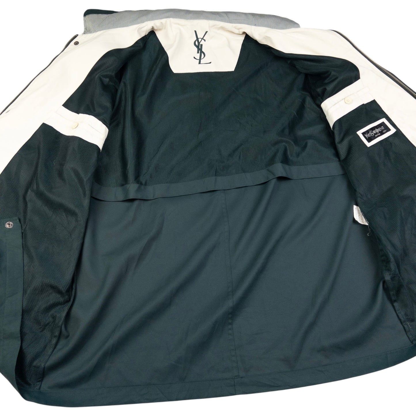 Vintage YSL Yves Saint Laurent Zip Up Jacket Size L