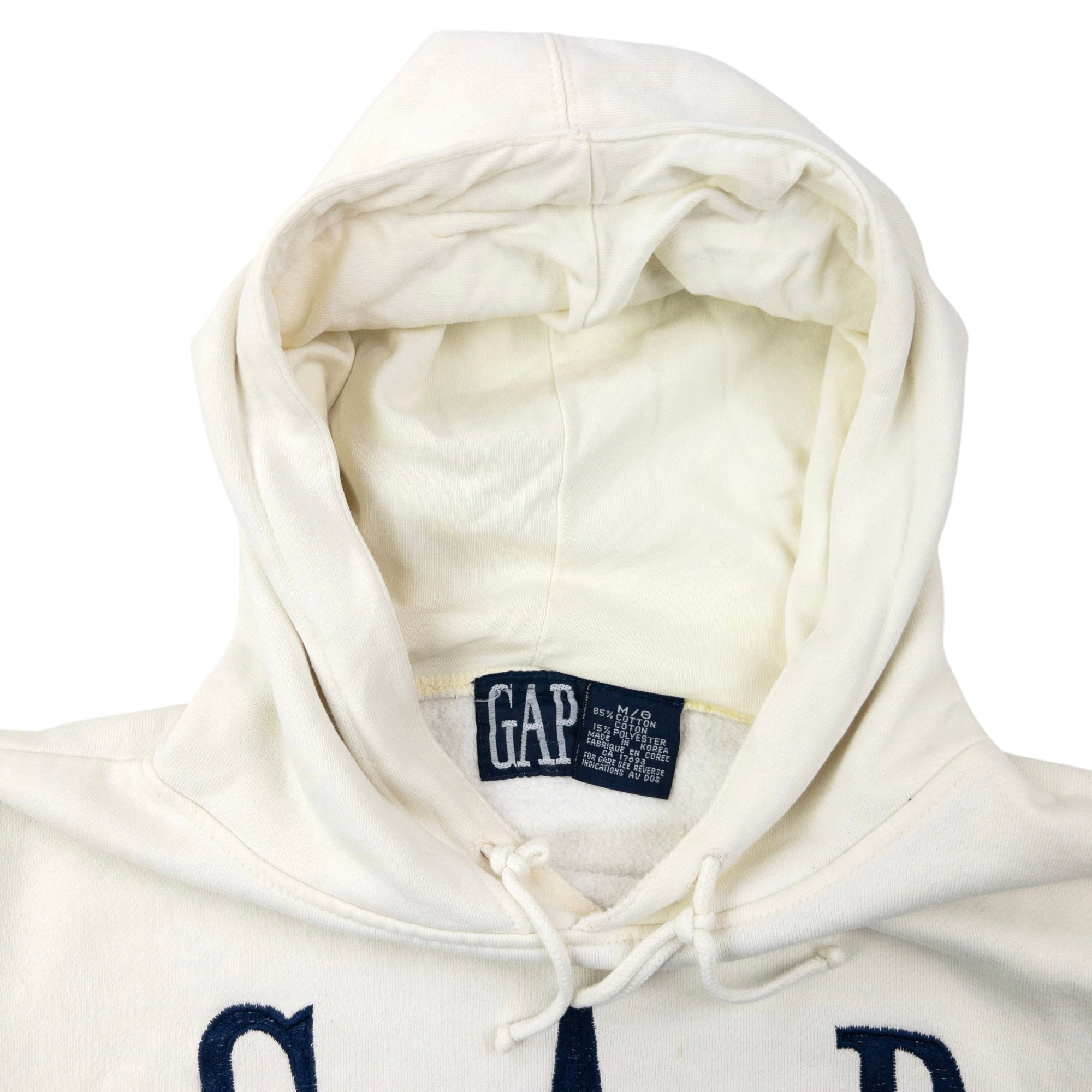 Vintage 90s GAP Embroidered Hoodie Size M