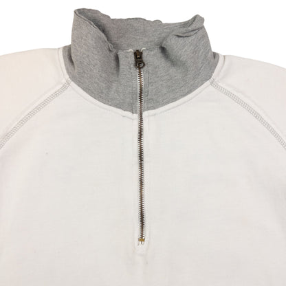 Vintage Armani Jeans Q Zip Sweatshirt Size XL