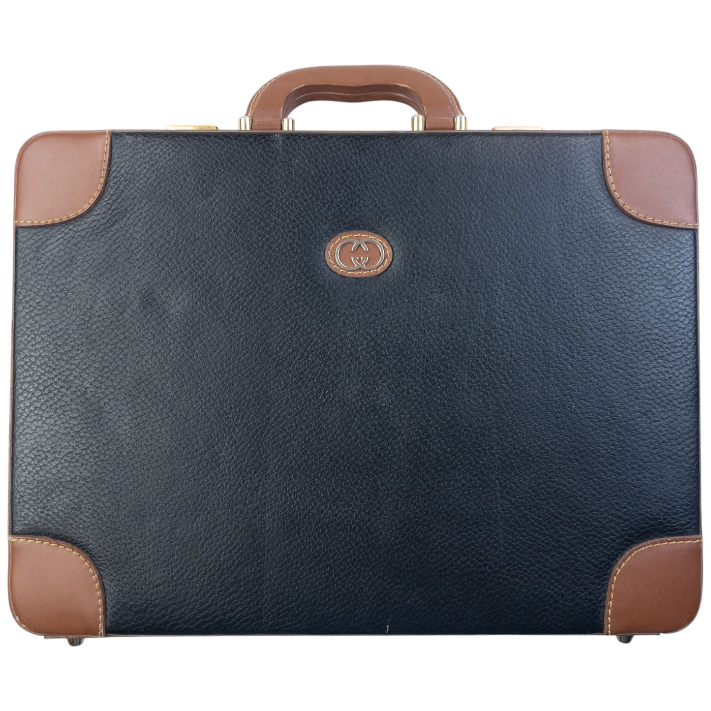 Vintage 80s Gucci Leather Briefcase