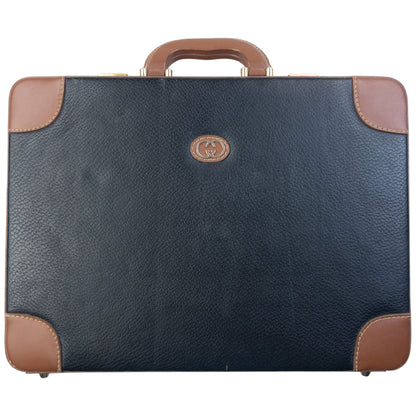Vintage 80s Gucci Leather Briefcase