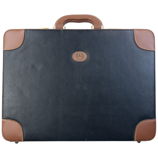 Vintage 80s Gucci Leather Briefcase