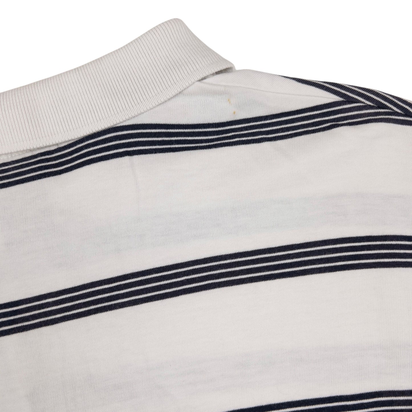 Vintage Stussy Striped Long Sleeve Polo Shirt Size M