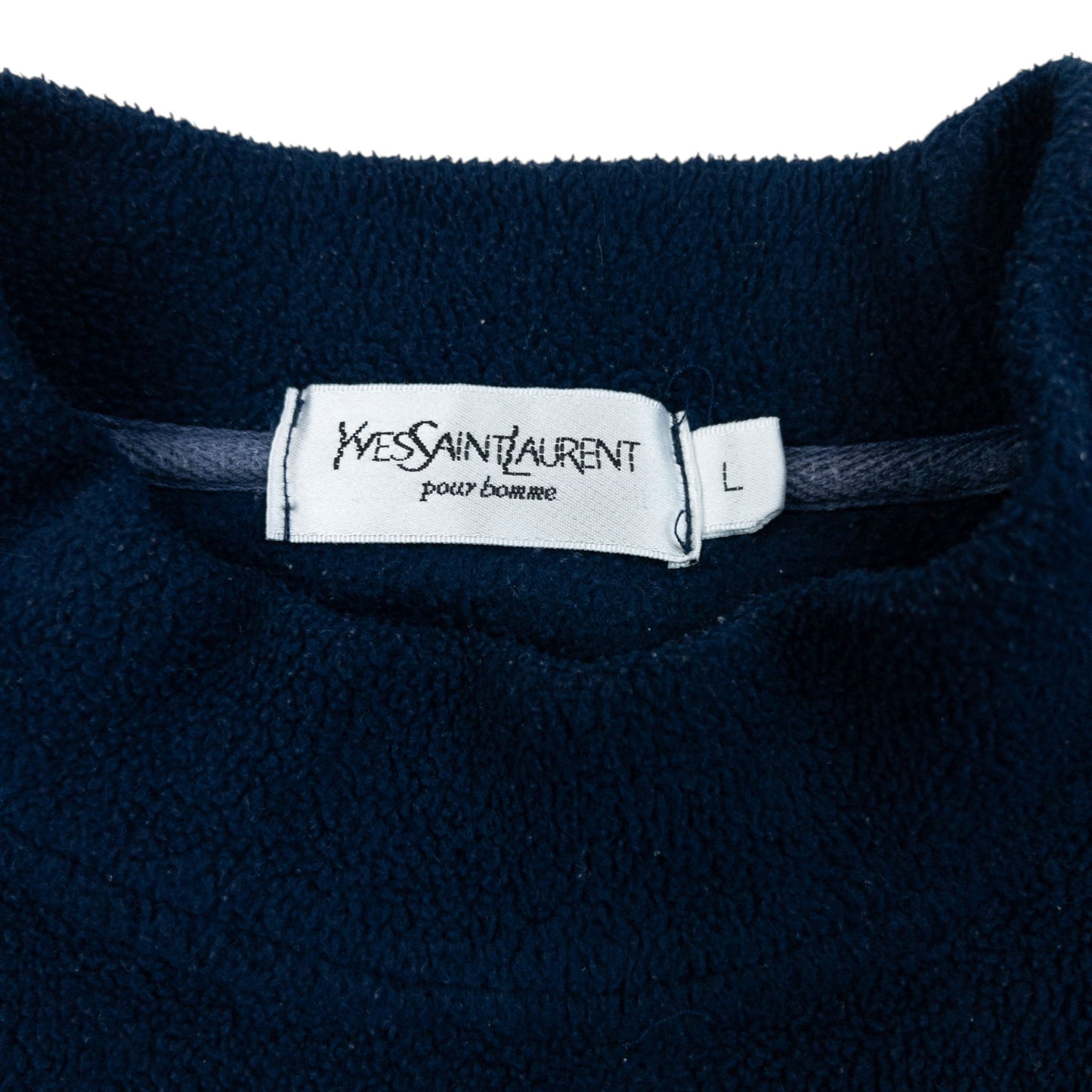 Vintage 2000s YSL Yves Saint Laurent Fleece Sweatshirt Size M