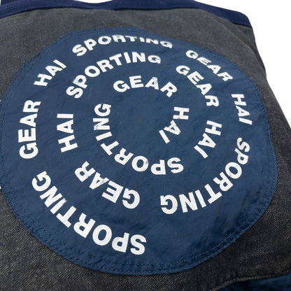 Vintage 90s Hai Sporting Gear By Issey Miyake Denim Shoulder Tote Bag